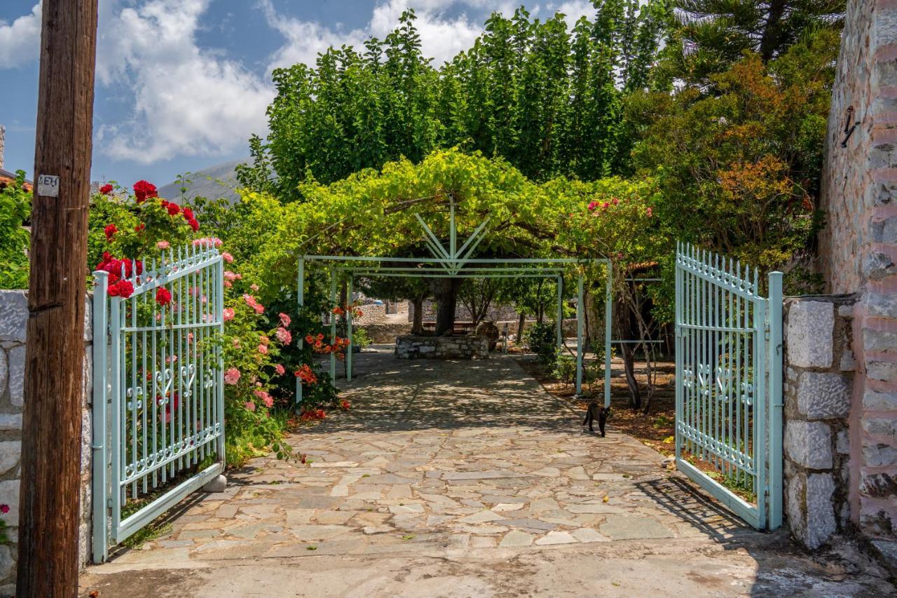 Tranquil Stone Garden House Villa Kalos Exterior foto